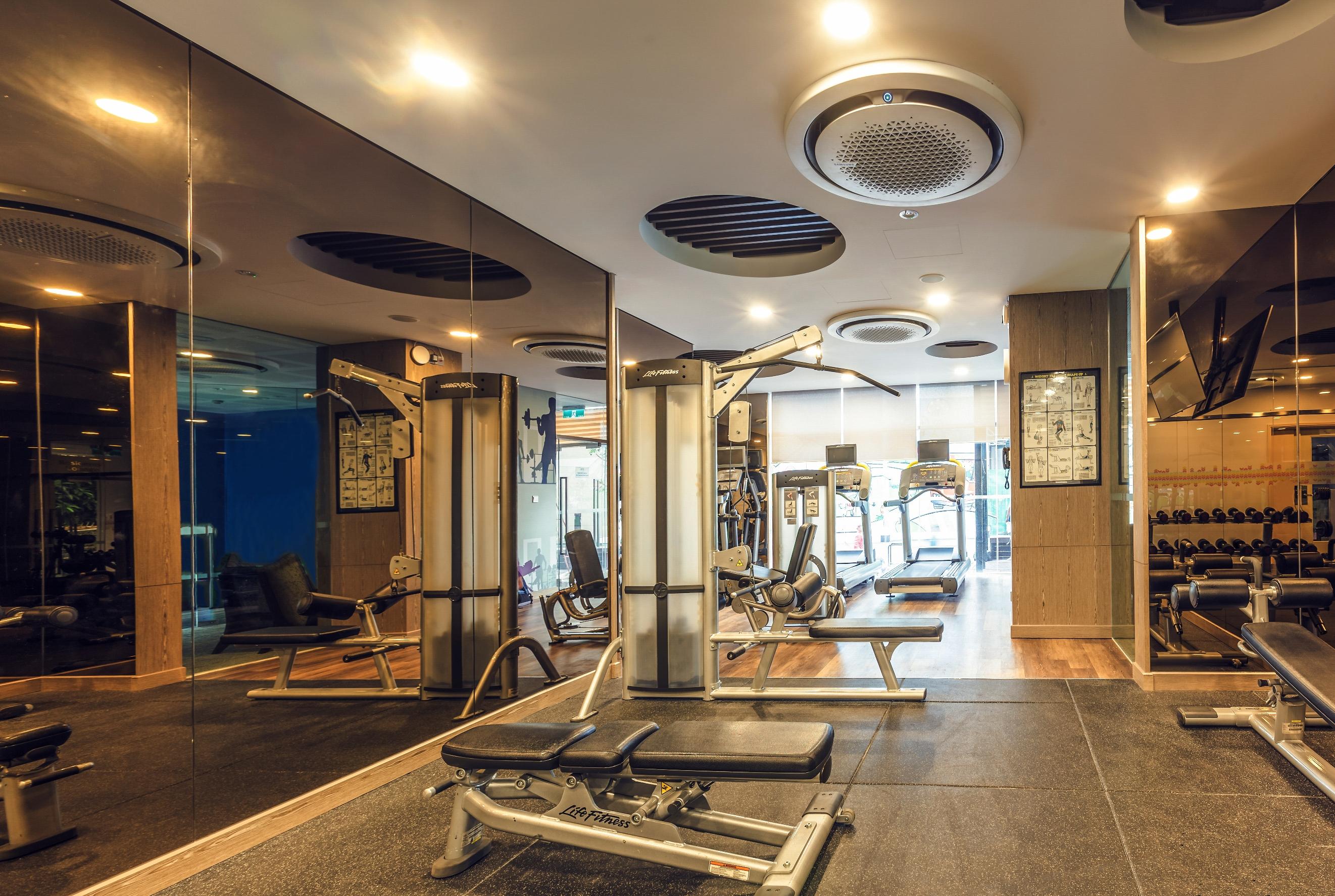 Somerset Ho Si Minh-város Kültér fotó The gym at the hotel