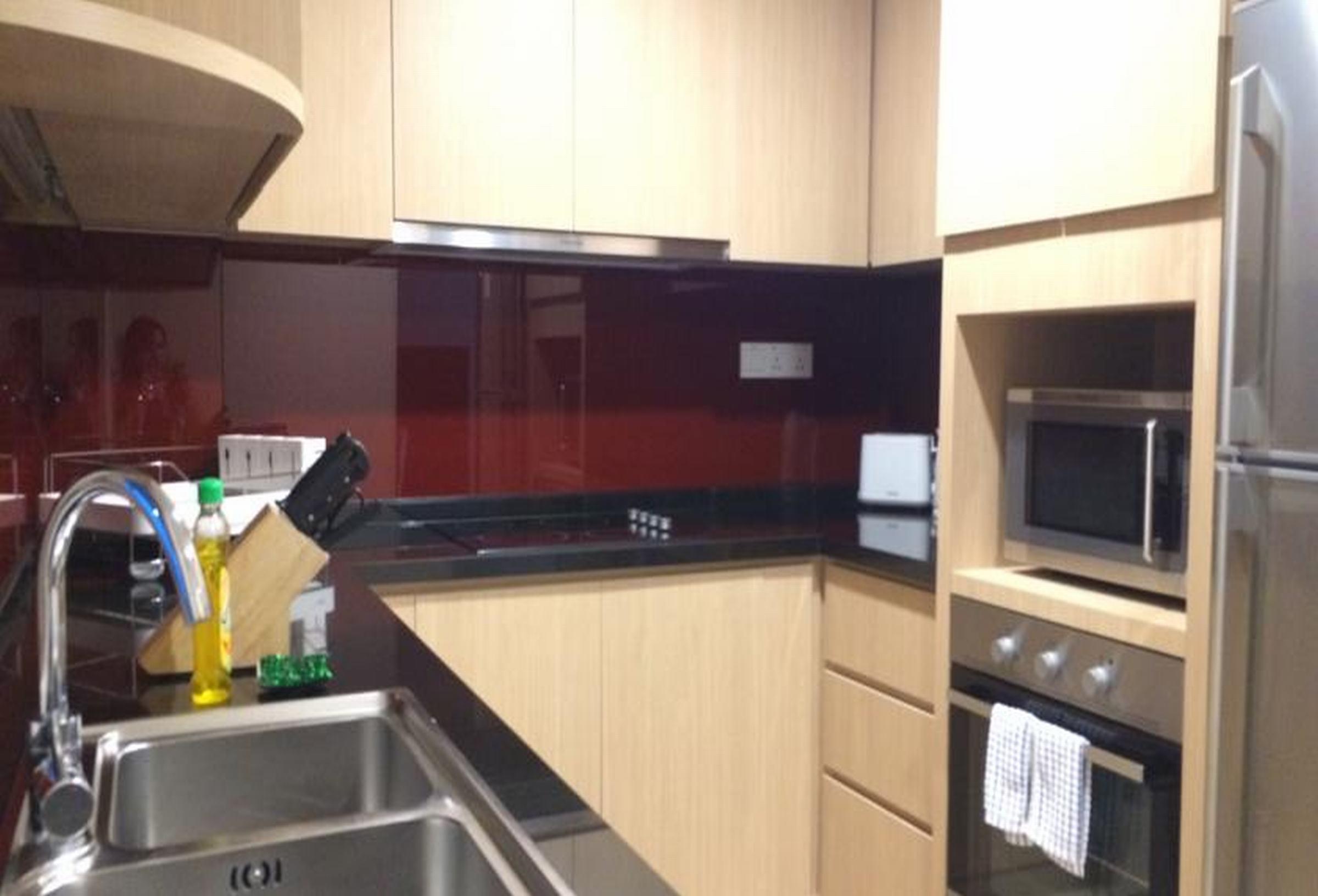 Somerset Ho Si Minh-város Kültér fotó A typical kitchen in a condominium